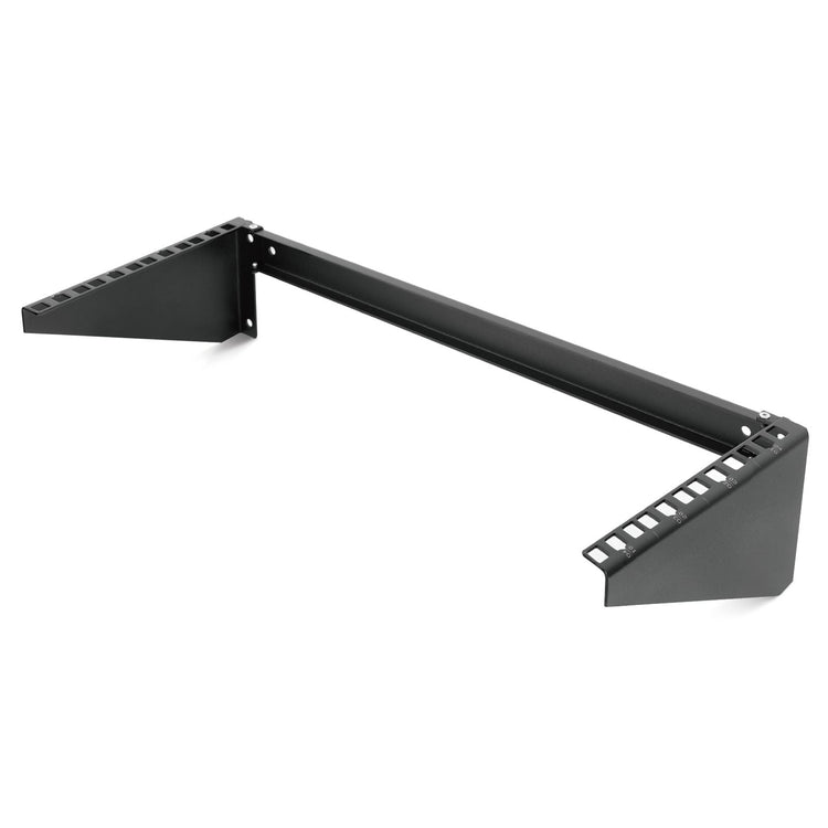 Tecmojo 4U Vertical Wall Mount bracket, Foldable Patch Panel Bracket fit 19” Switches/IT/Data Equipment, Open Frame Server Rack with 44lbs(20kg) Capacity, Vertical/Horizontal Mounting