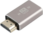 Tecmojo 8K HDMI Coupler, HDMI 2.1 Female to Female Connector Extender Gold-Plated High-Speed, Support 8K@60Hz / 4K@120Hz for Laptop, PC, Monitor, Projector, Roku TV, 2 Pack, Grey