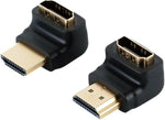 Tecmojo HDMI Adapter & Coupler Type (4K Angled Male to Female)