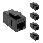 Tecmojo Keystone Coupler Cat6 UTP (Cat6 Black 25pack)