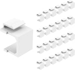 Tecmojo Blank Keystone Jack Insert (Black 25pack)