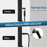 Tecmojo HDMI Adapter & Coupler Type (8K Angled Male to Female)
