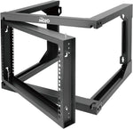 Tecmojo 6U Wall Mount Rack, Open Frame Server Rack, Network Rack for 19inch Computer/AV/Data/IT/Media Equipment, 18inch Depth, Swing Gate (6U/18inch Depth)
