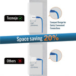 Tecmojo Keystone Coupler Cat6A UTP (25, White, Cat6A)