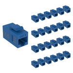 Tecmojo Keystone Coupler Cat6 UTP (Cat6 Black 25pack)