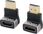 Tecmojo HDMI Adapter & Coupler Type (8K Angled Male to Female)