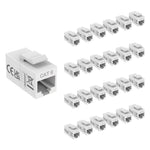 Tecmojo Keystone Coupler Cat6 UTP (Cat6 Black 25pack)