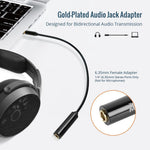 Tecmojo 2 Pack Audio Y Cable 3.5mm Female to 2 RCA Splitter Male Audio Y Cable, Gold Plated Adapter for TV, Smartphones, Record Player, MP3, Tablets, Speakers, Home Theater