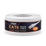 Tecmojo Ethernet Patch Cable 0.5M, 6 Pack, CAT6 UTP Gigabit LAN Network Cable, Pure Copper LSZH RJ45 Snag-Free Patch Cord Black