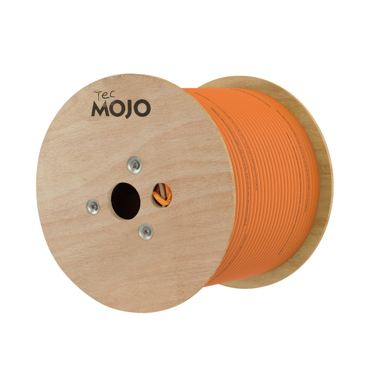 Tecmojo CAT8 S/FTP 20M, 40Gigabit LAN Ethernet Network Bulk Cable Pure Copper Conductor 22AWG with 40% Copper Braiding Shielding LSZH Dca, Yellow, with Cable Tool, RJ45 Connectors & Keystone Jacks