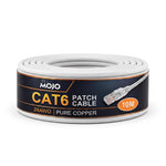 Tecmojo Ethernet Patch Cable 0.5M, 6 Pack, CAT6 UTP Gigabit LAN Network Cable, Pure Copper LSZH RJ45 Snag-Free Patch Cord Black