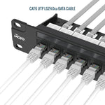 Tecmojo CAT8 S/FTP 20M, 40Gigabit LAN Ethernet Network Bulk Cable Pure Copper Conductor 22AWG with 40% Copper Braiding Shielding LSZH Dca, Yellow, with Cable Tool, RJ45 Connectors & Keystone Jacks