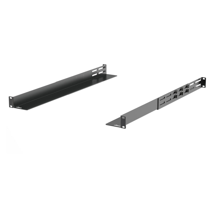 Tecmojo 1U Rack Mount Rail,4-Post Fully Server Rack Shelf Rail with 20.9"-32" Adjustable Depth, Fit for Non-Rack Mountable Server/Networking/AV/IT Equipment